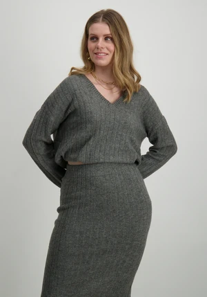 Vila VIMIRAZ L/S REV V-NECK KNIT PULLOVE 14099672