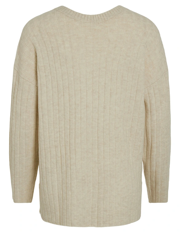Vila VIMIRAZ L/S REV V-NECK KNIT PULLOVE 14099672