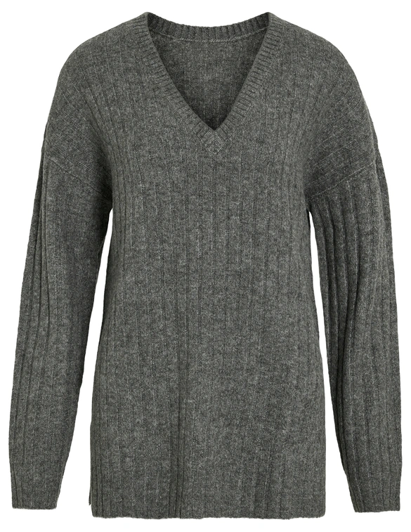 Vila VIMIRAZ L/S REV V-NECK KNIT PULLOVE 14099672