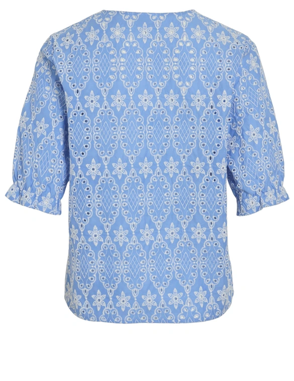 Vila VIMOLLY V-NECK 2/4 TOP/LC 14110089