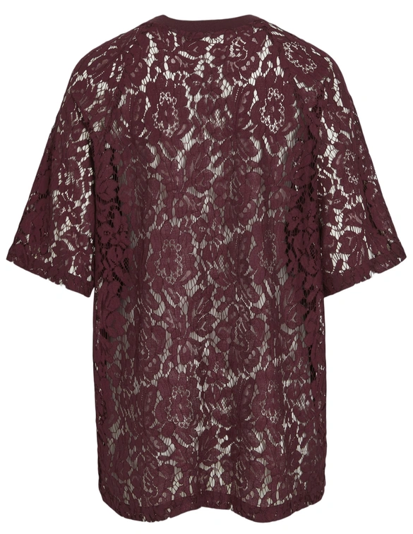 Vila VIOLINE 2/4 LACE T-SHIRT /LN 14114791