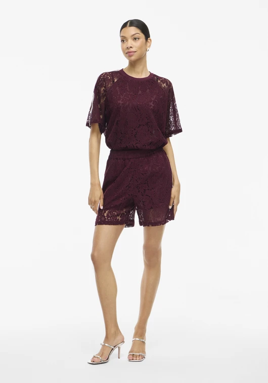 Vila VIOLINE HW LACE SHORTS /LN 14114792