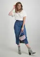 Vila VIRAY HW ANCLE DENIM SKIRT MBD 14095168