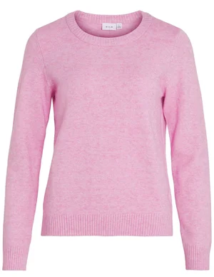 Vila VIRIL L S O NECK KNIT TOP NOOS 14054177 petrol kopen bij The
