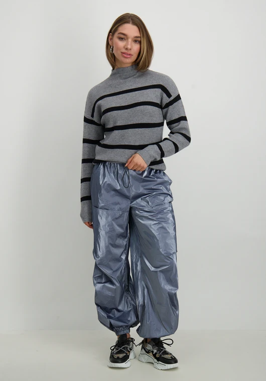 Vila VIRIL MOCKNECK L/S KNIT RIB TOP 2- 14091615