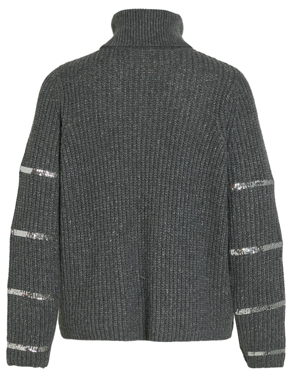 Vila VISACHA ROLL-NECK L/S GLITTER KNIT 14099884