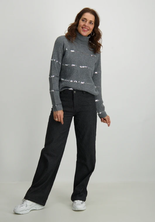 Vila VISACHA ROLL-NECK L/S GLITTER KNIT 14099884