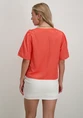 Vila VISANIA V-NECK 2/4 TOP/DC/R 14105626