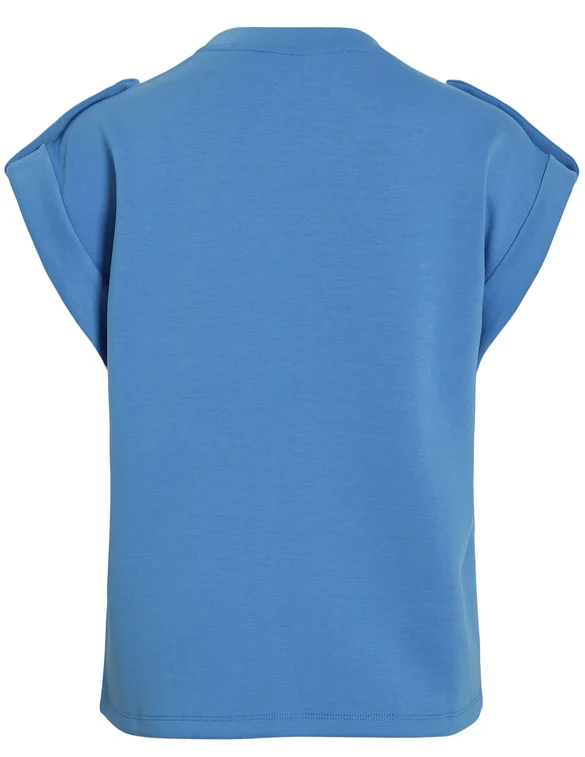 Vila VISIFFI O-NECK CAP SLEEVE TOP/PB 14105288