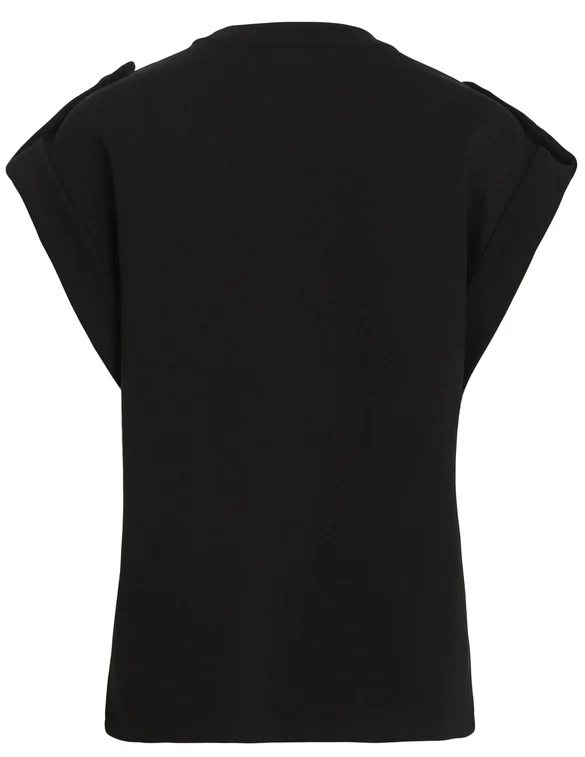 Vila VISIFFI O-NECK CAP SLEEVE TOP/PB 14105288