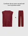 Vila VITAHLIA HW WIDE PANTS/PB 14097664