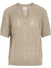 Vila VITOTO NEW S/S CABLE KNIT TOP 14103437