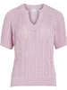 Vila VITOTO NEW S/S CABLE KNIT TOP 14103437