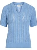 Vila VITOTO NEW S/S CABLE KNIT TOP 14103437