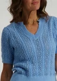 Vila VITOTO NEW S/S CABLE KNIT TOP 14103437