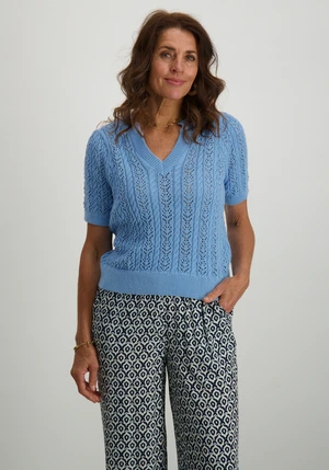 Vila VITOTO NEW S/S CABLE KNIT TOP 14103437