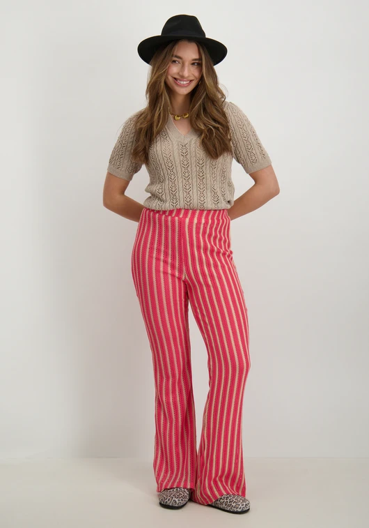 Vila VITOTO NEW S/S CABLE KNIT TOP 14103437