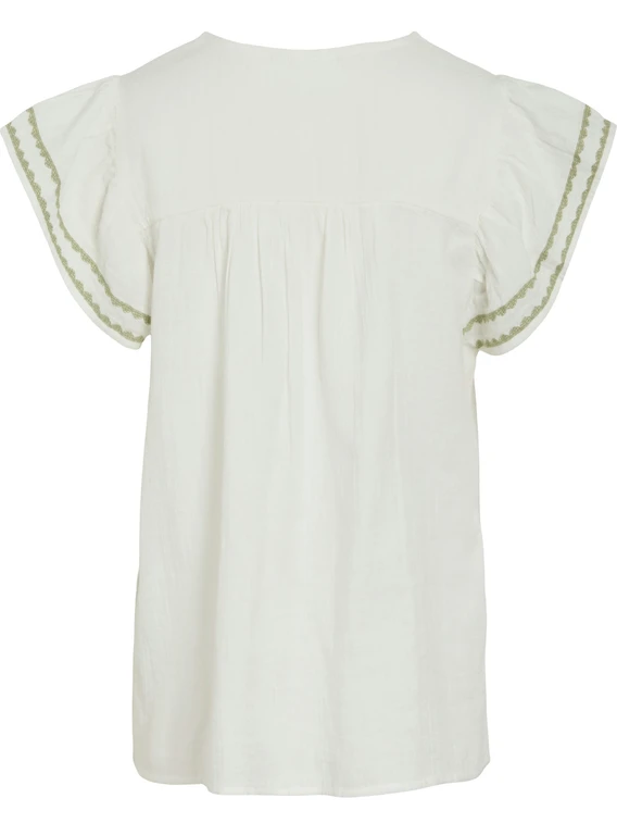 Vila VITOVAN V-NECK TOP 14104844