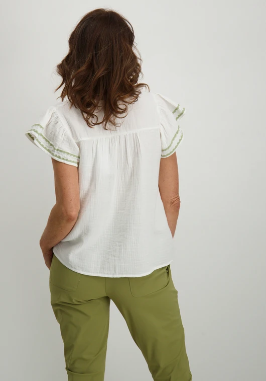 Vila VITOVAN V-NECK TOP 14104844