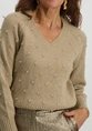 Vila VITULI L/S V-NECK GLITER KNIT TOP/P 14098057
