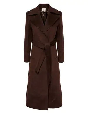 Y.A.S YASDORIA LONG WOOL MIX COAT S. 26028188