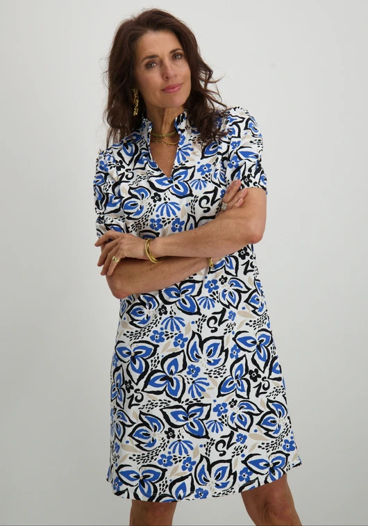 Zoso Fancy print travel dress 242Gina