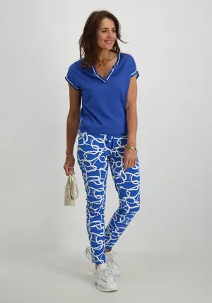 Zoso Print travel trouser 242Ellen
