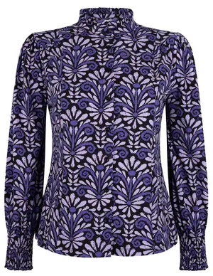 Zoso Printed travel blouse 234Eden