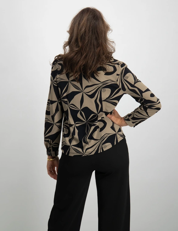 Zoso Printed travel blouse 234Gea