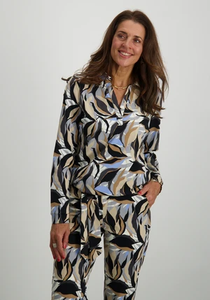 Zoso Printed Travel Blouse 244Jennifer