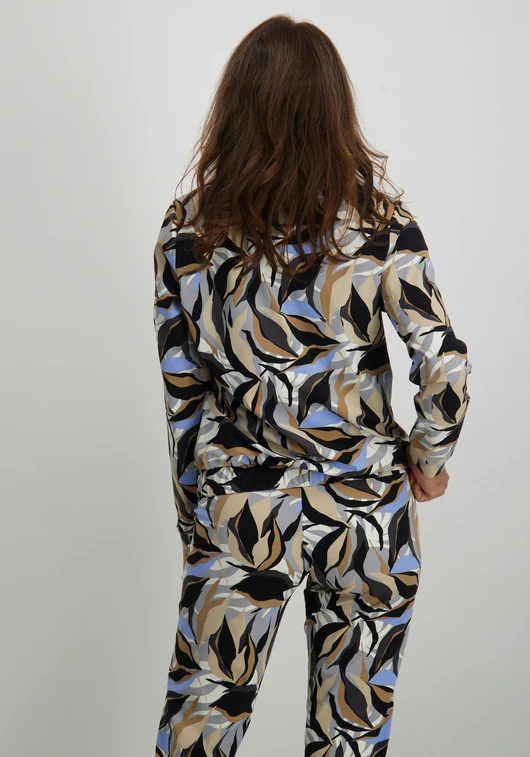 Zoso Printed Travel Blouse 244Jennifer