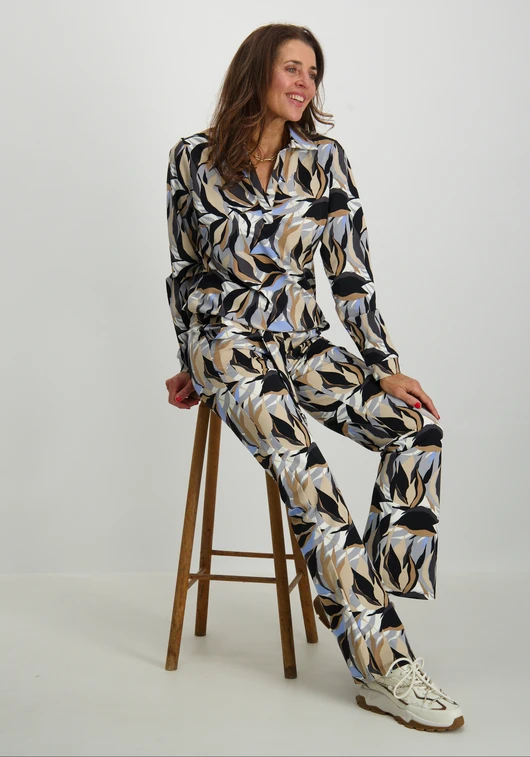 Zoso Printed Travel Blouse 244Jennifer