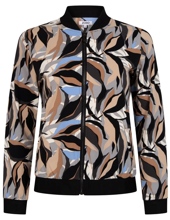 Zoso Printed Travel Jacket 244Jenny
