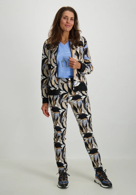 Zoso Printed Travel Jacket 244Jenny