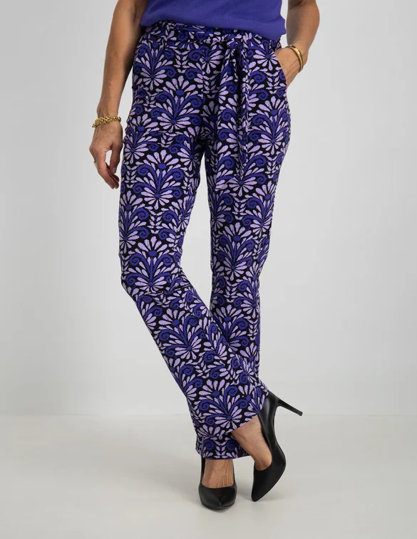 Zoso Printed travel pant 234Katrina