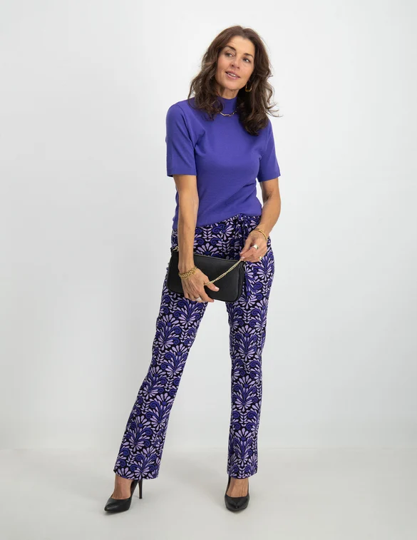 Zoso Printed travel pant 234Katrina