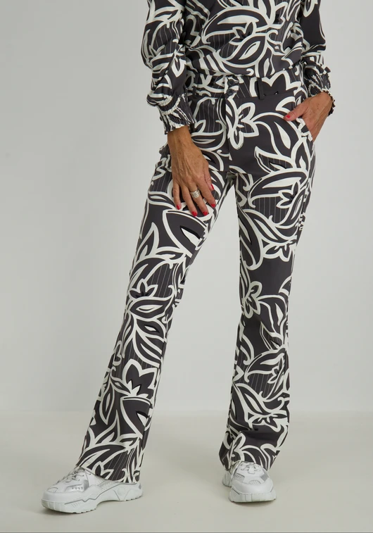 Zoso Printed travel pant 244Dion