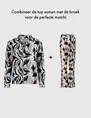 Zoso Printed travel trouser 244Biba