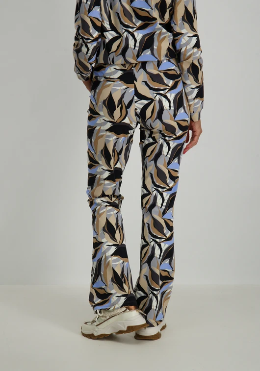 Zoso Printed travel trouser 244Biba