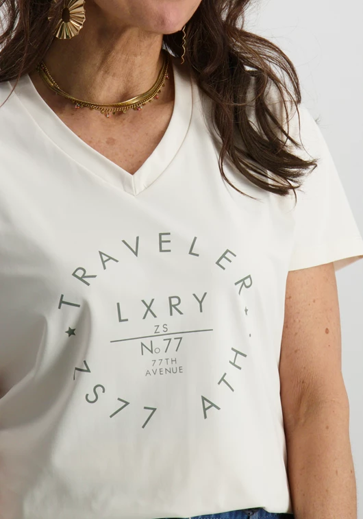Zoso Travel t-shirt with print 241Rebecca