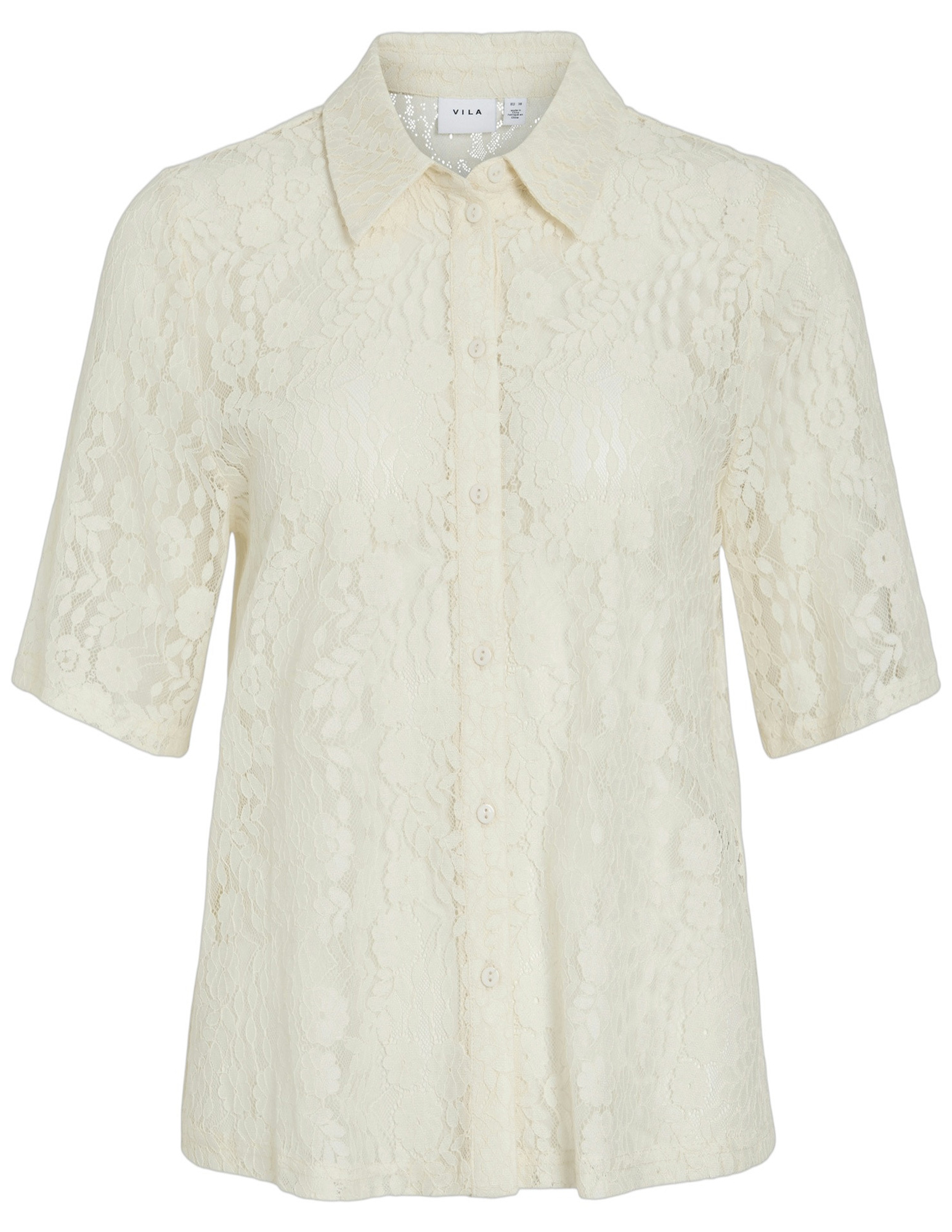 Vila Blouse Selly 14111250 Wolwit-ecru