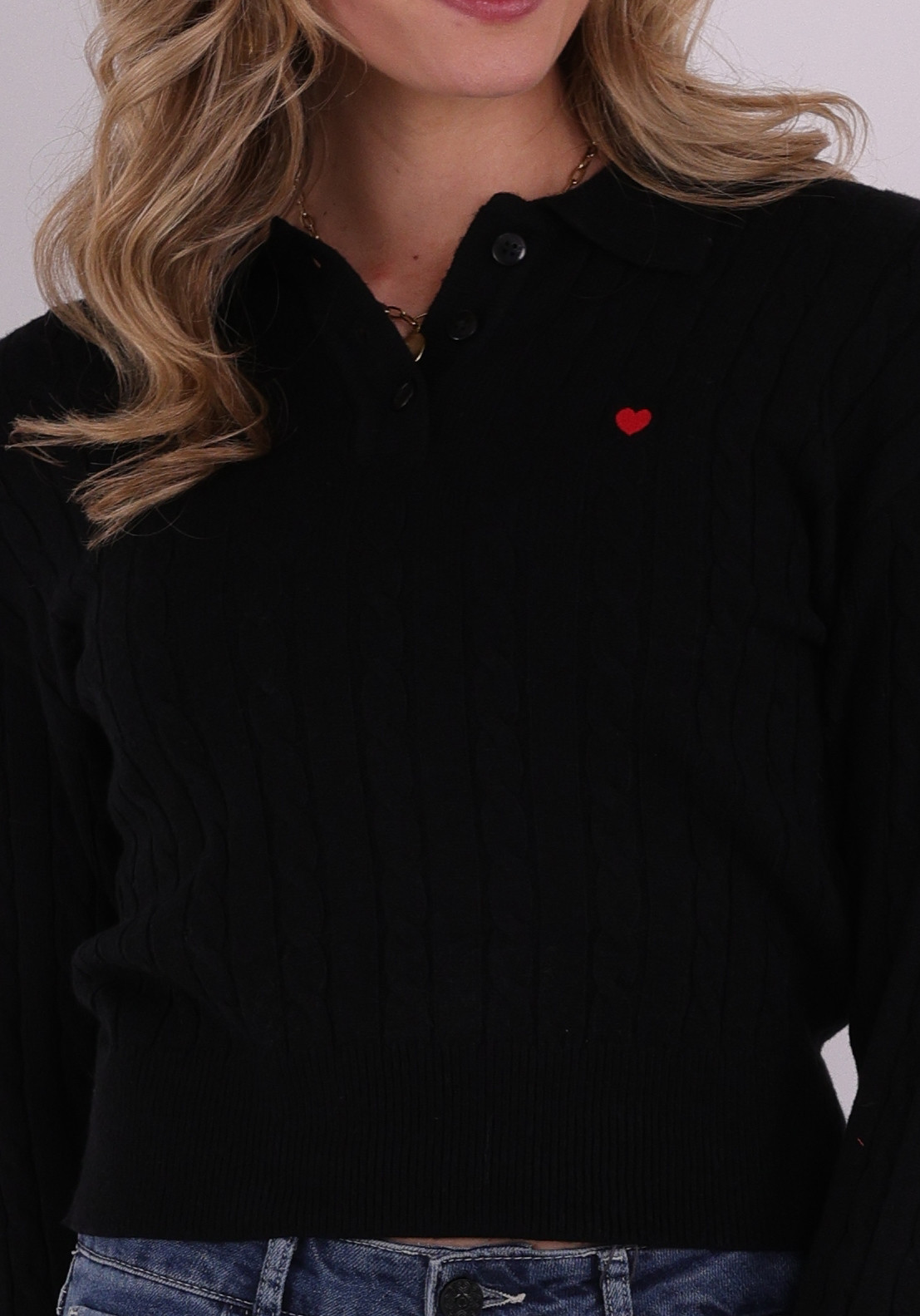 Only Trui Katia 15360562 Zwart