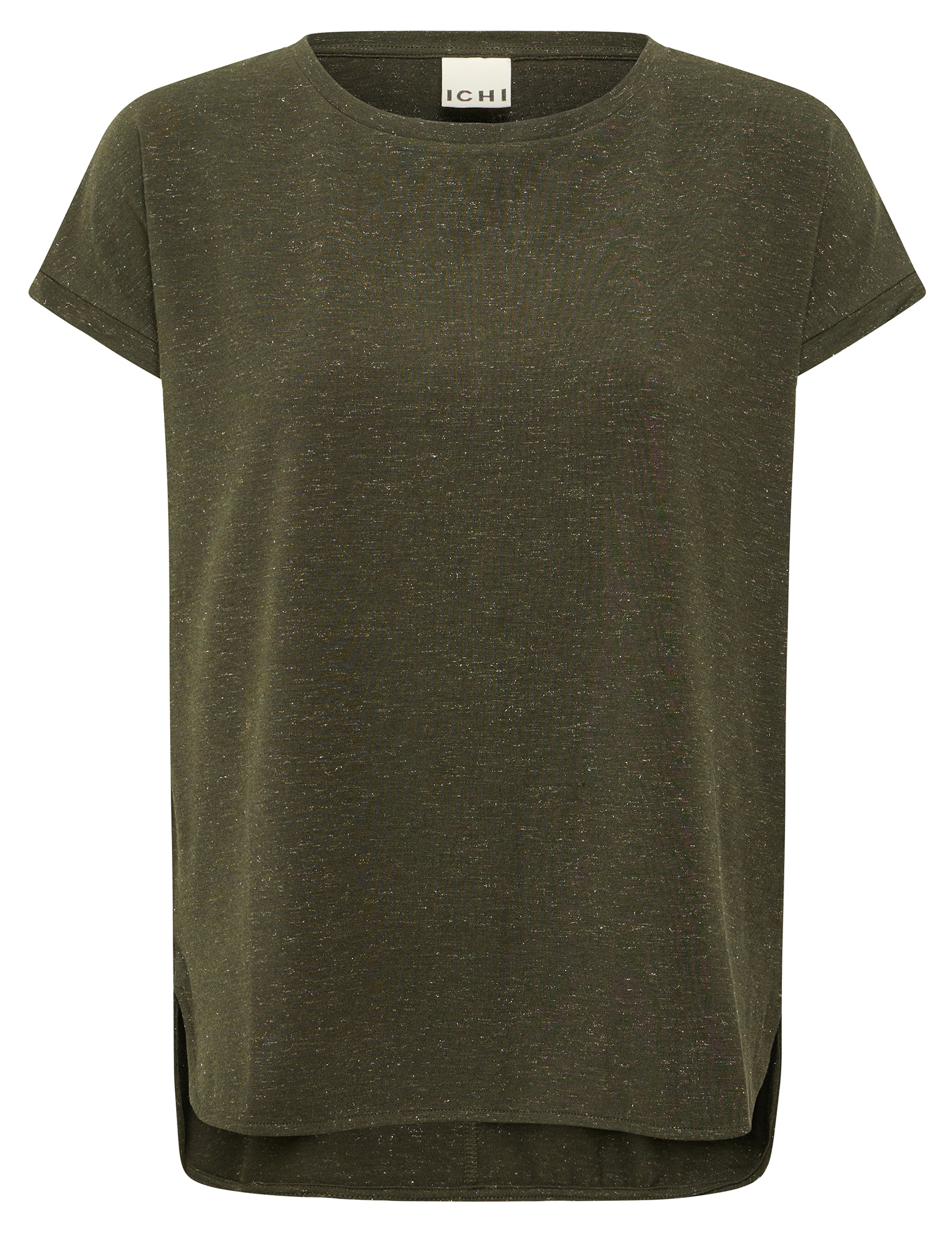 Ichi T-shirt Rebel  20109945 Donker Groen