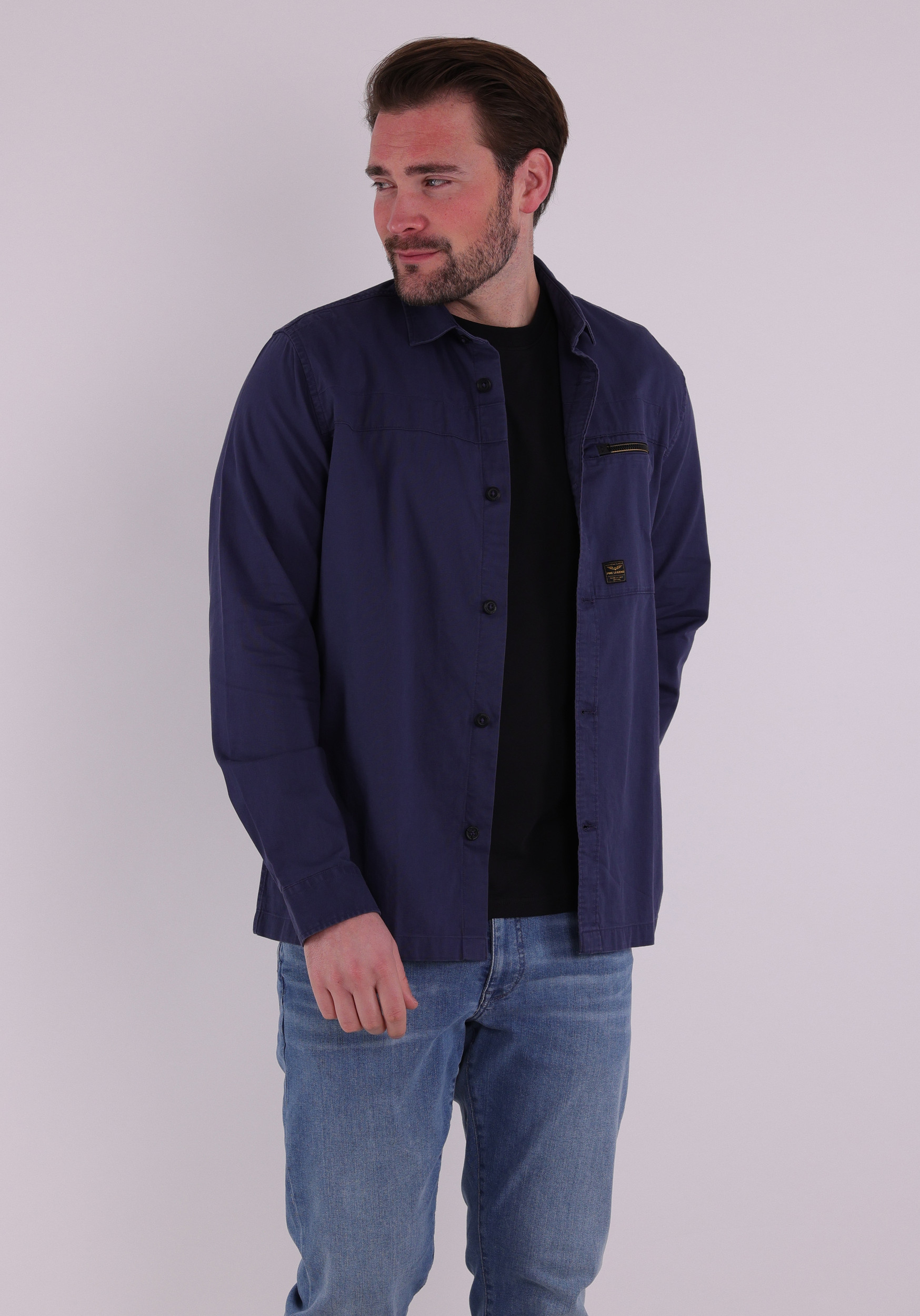 PME Legend Overhemd fine PSI2602220 Marine