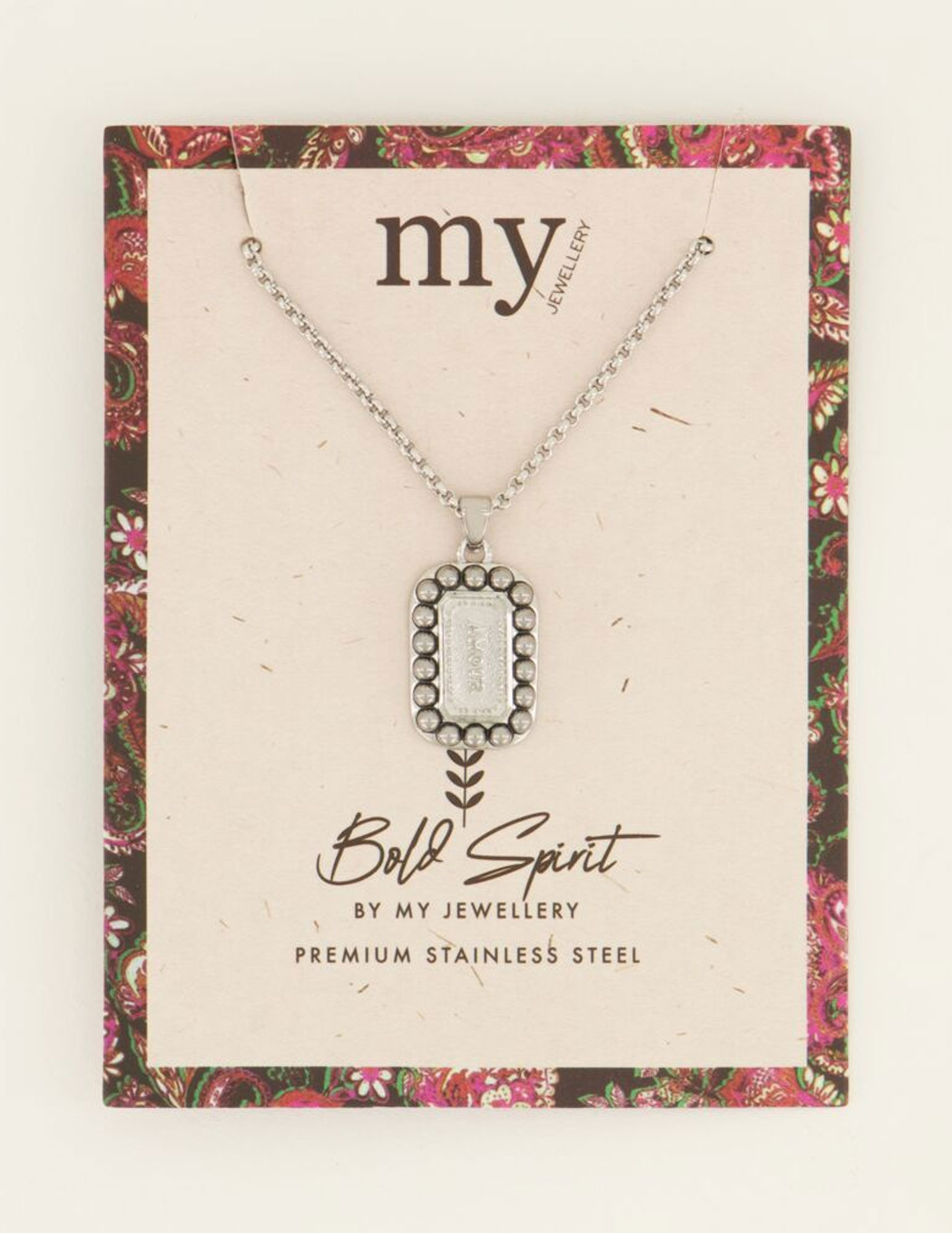 My Jewellery Ketting Bold Spirit Amour bedel MJ07827 Zilver