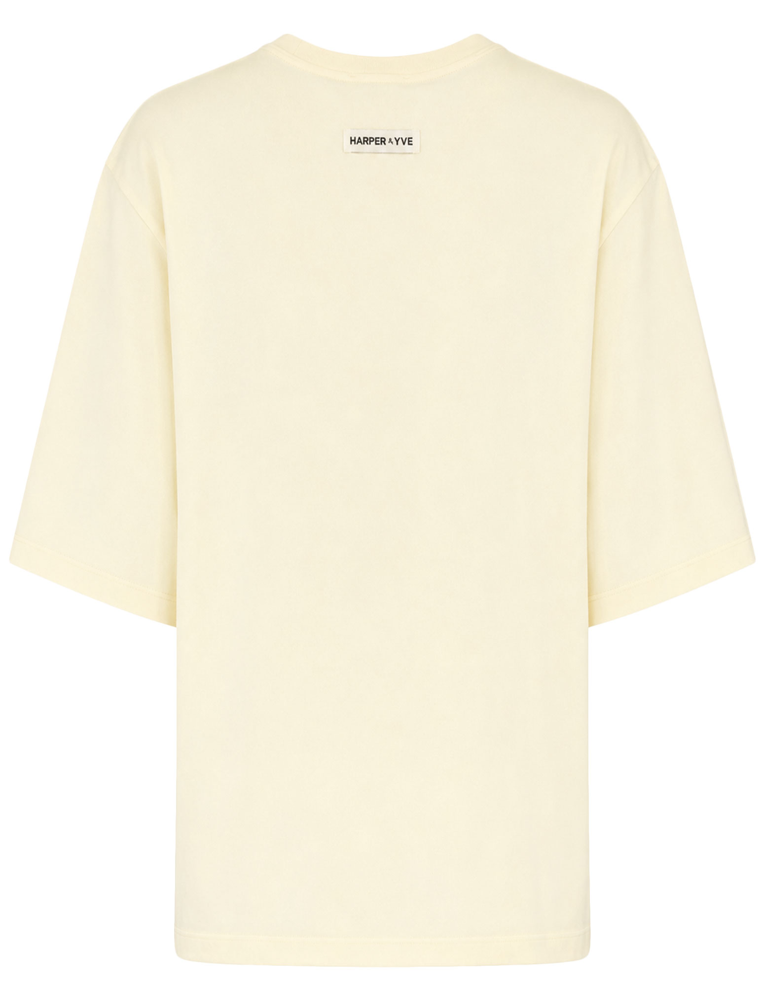 Harper & Yve T-shirt Chill but glam AW6Y304 Licht geel