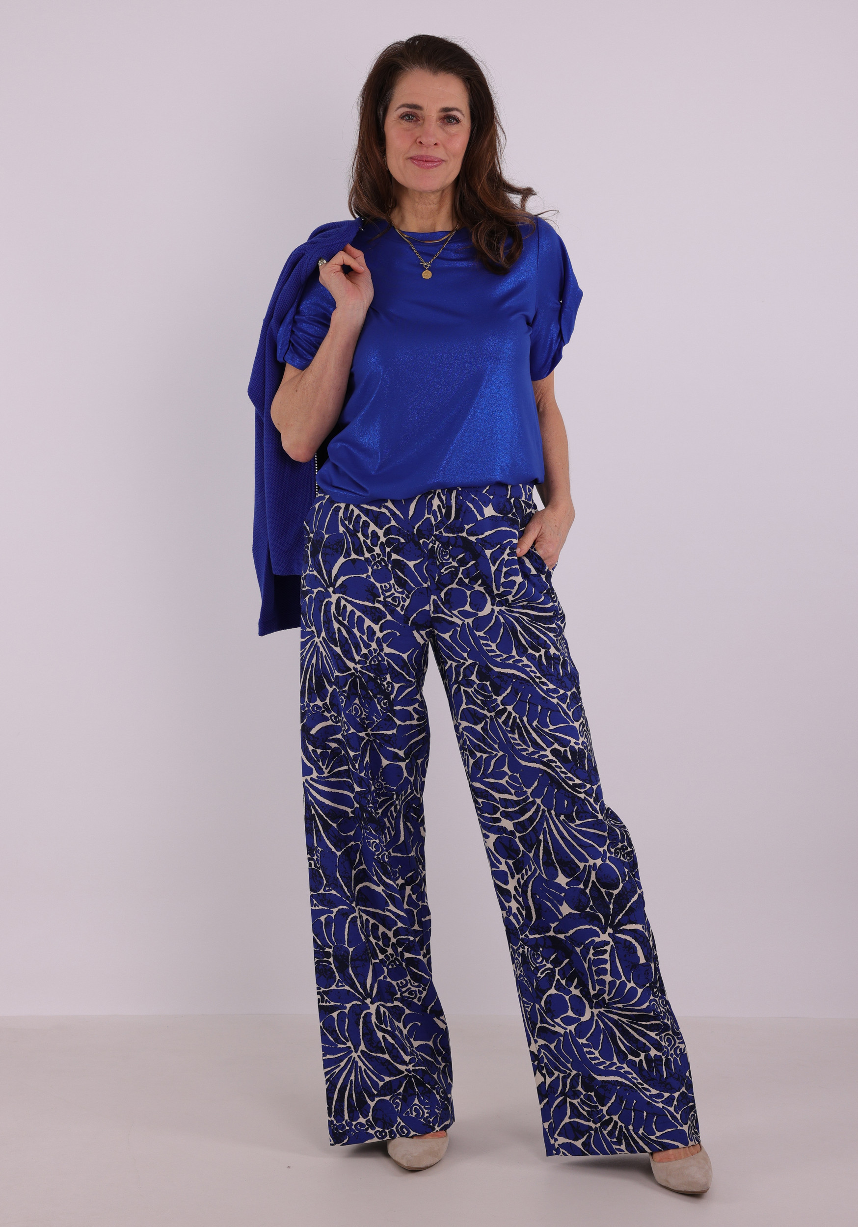 Tramontana T-shirt Coated D02-19-401 Blauw