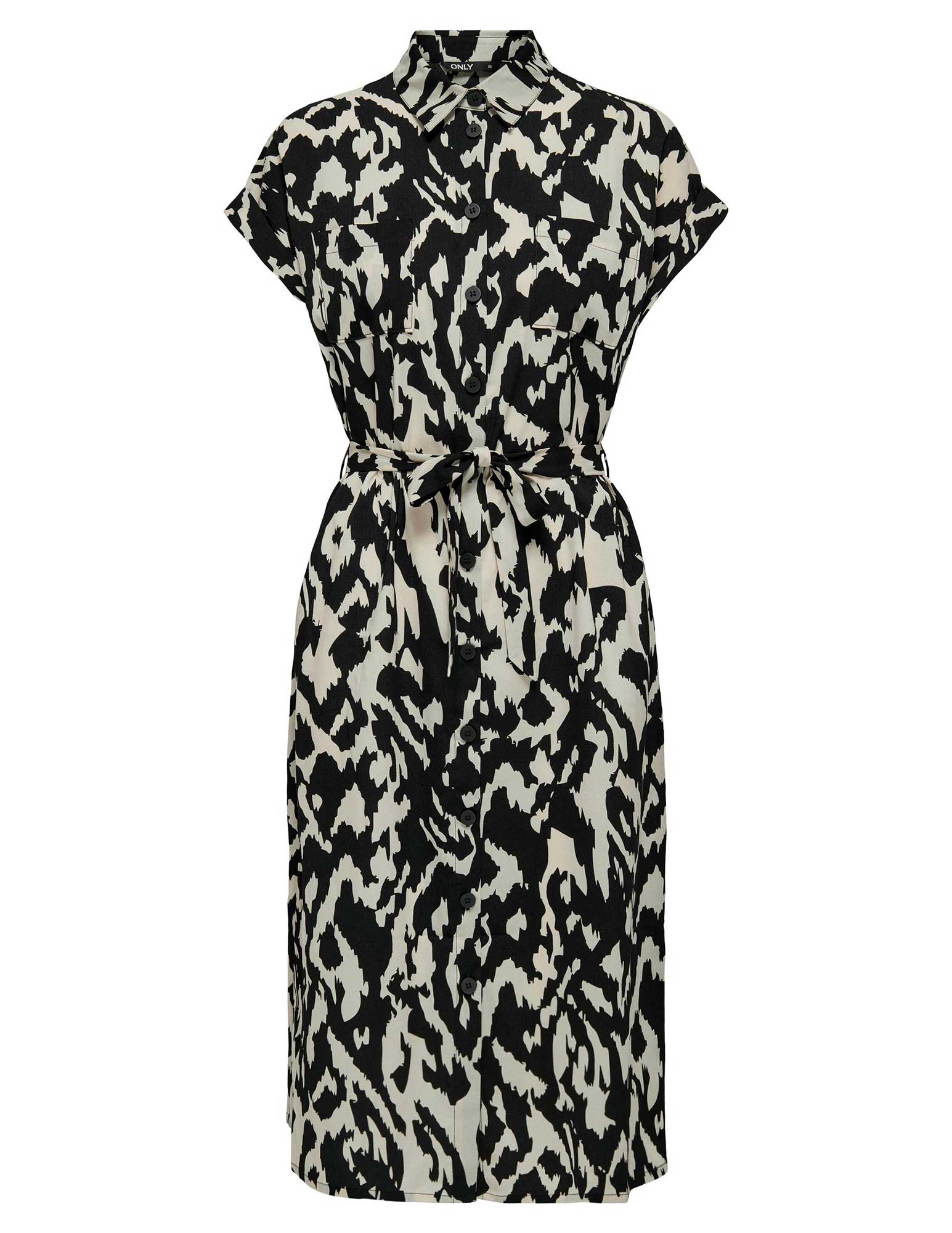 Only Jurk Hannover 15191953 Zwart/Wit