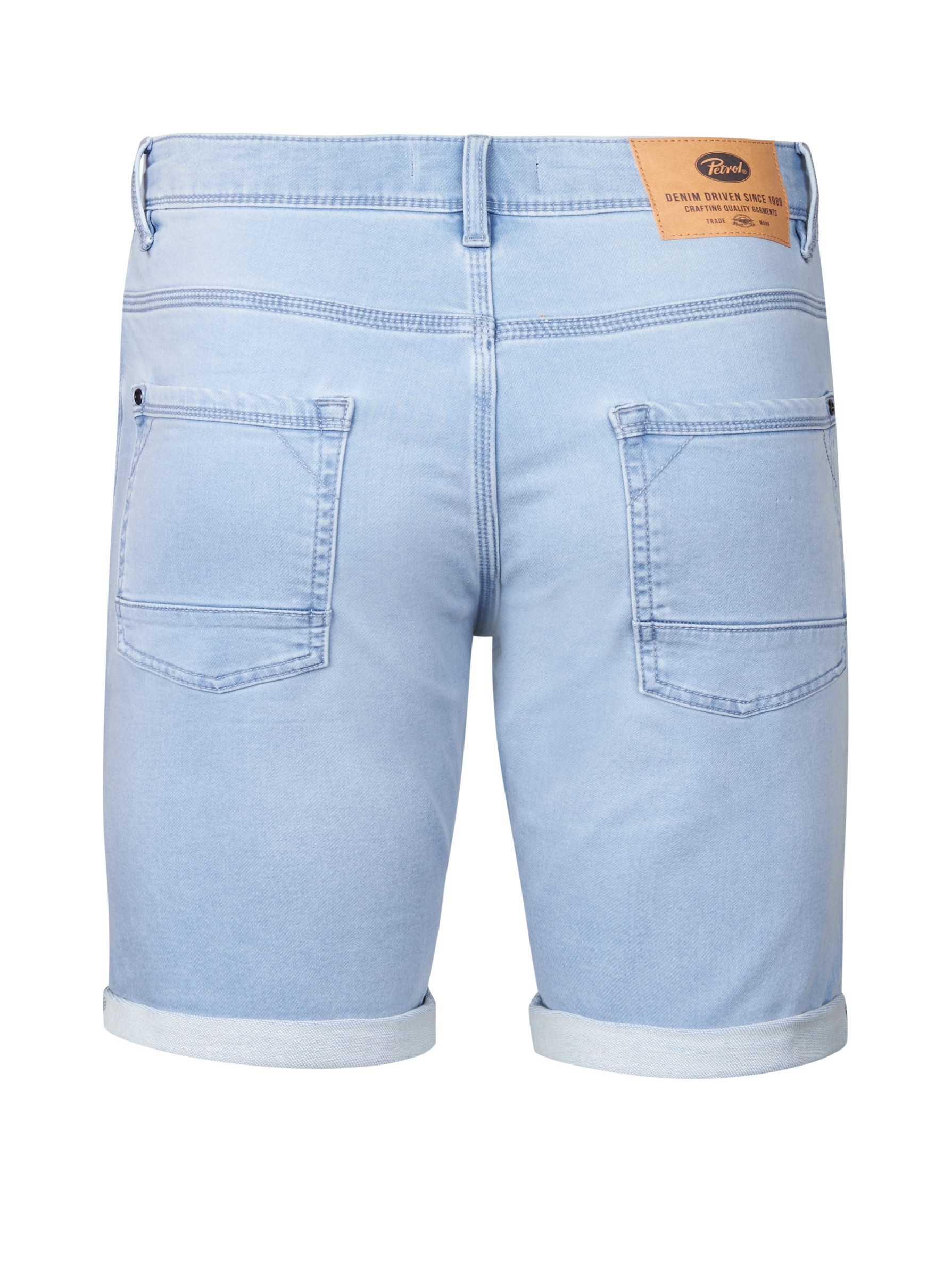 Petrol Denim short M-ROS-SHO001 Raf blauw