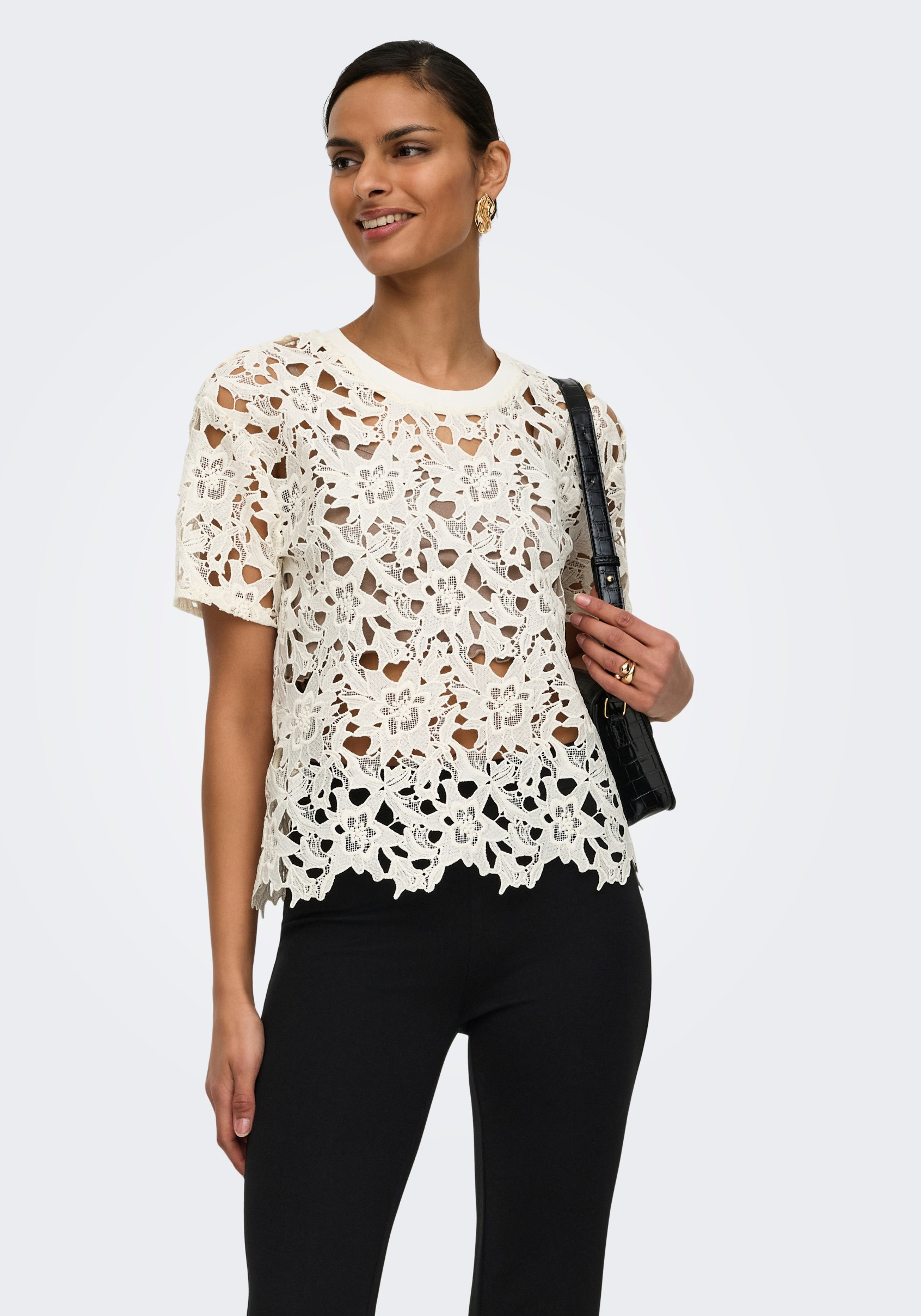 JDY Top Vanya 15365975 Wolwit-ecru